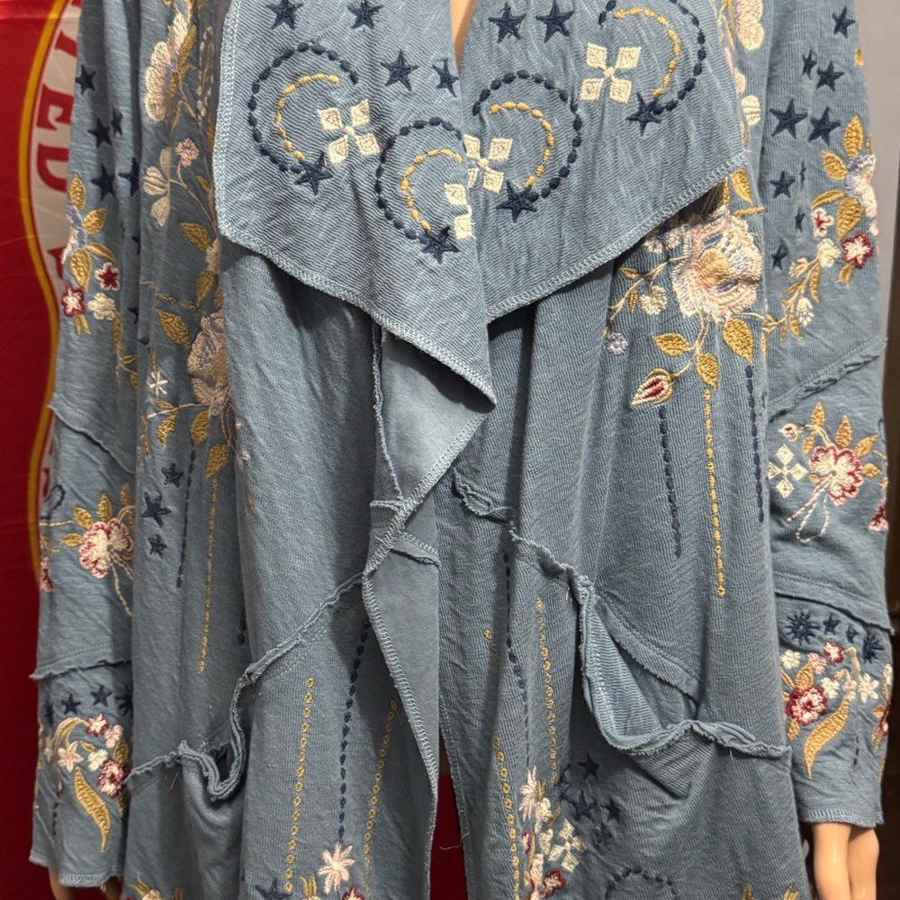 Embroidered Denim Jacket